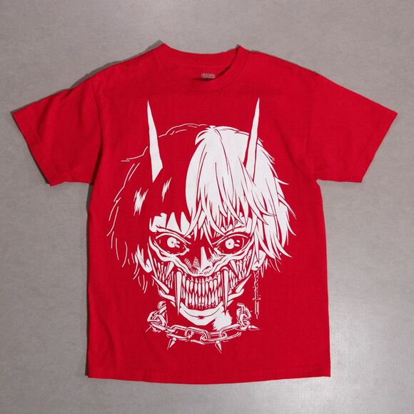 Lil Peep Sus Boy 911 GBC Skull Red Short Sleeve Rap T-Shirt Size Medium - Picture 1 of 4